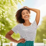 유산균 음료의 효능과 추천 브랜드 - **Prompt:** A vibrant and dynamic image illustrating the profound connection between gut health and ...